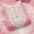 women's baby pink chanderi cotton white embroidered lucknowi chikankari