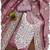 women's Mauve chanderi cotton white embroidered lucknowi chikankari