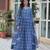 Blue Pure Cotton Kurta Set with All-Over Print – Comfortable Daily & Ethnic Wear