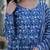 Blue Pure Cotton Kurta Set with All-Over Print – Comfortable Daily & Ethnic Wear