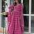 Pink Pure Cotton Kurta Set with All-Over Print – Soft, Breathable & Everyday Ethnic Wear