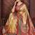 gold color zari weaving banarasi tissue silk blend saree
