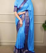 elegant marsh mello saree with soft & smooth finish