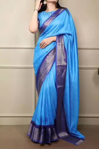 elegant marsh mello saree with soft & smooth finish