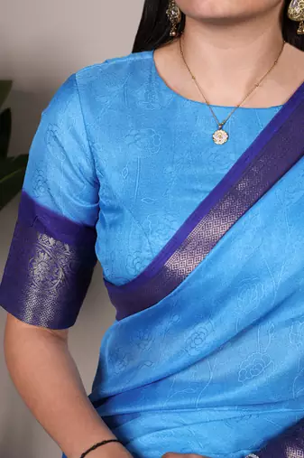 elegant marsh mello saree with soft & smooth finish