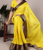 elegant marsh mello saree with soft & smooth finish