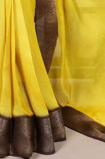 elegant marsh mello saree with soft & smooth finish