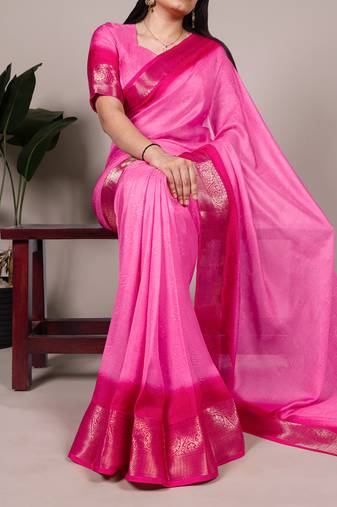 elegant marsh mello saree with soft & smooth finish