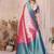 Pink Color Zari Weaving Banarasi Tissue Silk Saree