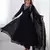 Beautiful black designer embroidery beads and zari work gown with dupatta