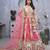 pink embroidered art_silk lehenga choli With Dupatta