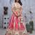 pink embroidered art_silk lehenga choli With Dupatta