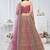 multicolor embroidered net lehenga choli With Dupatta
