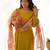 Yellow color viscose ready to wear three piece kurti suit