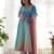 Awesome multi-color georgette readymade anarkali suit with dupatta