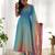 Awesome multi-color georgette readymade anarkali suit with dupatta