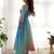 Awesome multi-color georgette readymade anarkali suit with dupatta