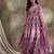 Pink Vipro Silk anarkali style long choli readymade lehenga