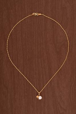  short chain with diamond pendant one gram gold 2