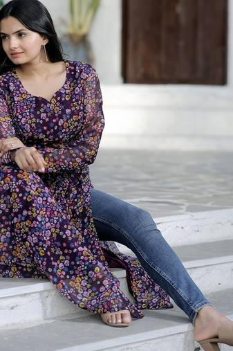 Wine 1000 Butti Printed Kurta – Comfortable Daily & Casual Ethnic Wear