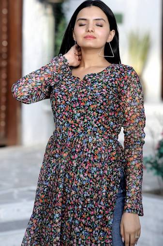 Multi-Color 1003 Butti Printed Kurta – Stylish Everyday Wear with Comfortable Fit