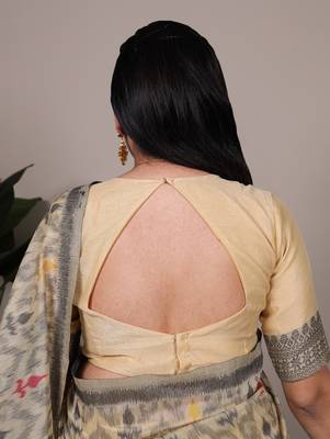 poly cotton saree with fine thread weaving work 3