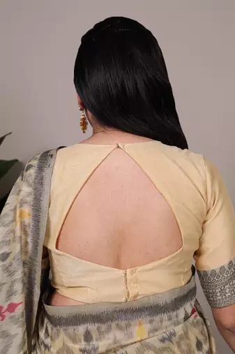 poly cotton saree with fine thread weaving work