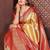 Gold Color Zari Weaving Banarasi Tissue Silk Saree