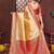 Gold Color Zari Weaving Banarasi Tissue Silk Saree