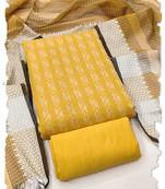 yellow handloom cotton suit set