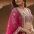 Pink Faux Georgette Wedding Wear Lehenga Choli