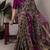 polyester viscose chanderi printed saree with zari weaving work