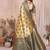 Gold Color Zari Weaving Banarasi Tissue Silk Saree