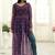 Wine Fox Georgette Printed Kurta – Elegant, Lightweight & Comfortable for Daily Wear