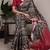tussar art silk printed saree with viscose border