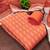orange handloom cotton suit set