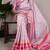 tussar art silk printed saree with viscose border