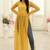 Yellow Fox Georgette Printed Kurta – Lightweight & Stylish Daily Wear