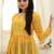 Yellow Fox Georgette Printed Kurta – Lightweight & Stylish Daily Wear
