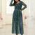 Green Fox Georgette Printed Kurta – Elegant & Lightweight Daily Wear