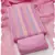 Pink multicolor embroidered cotton suit set