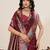 soft litchi art silk banarasi art silk jacquard saree (amshuka-maroon)