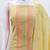 Yellow multicolor embroidered cotton suit set