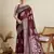 art silk fancy jacquard saree (flower-ball-01-maroon)