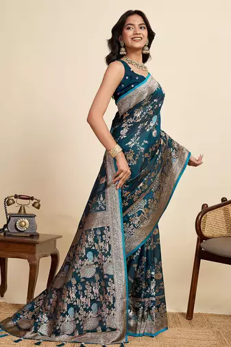 soft litchi art silk paithani jacquard saree (rajgharana-new-firoji)