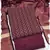 maroon cotton jacquard salwar suit dress material