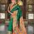soft litchi art silk paithani jacquard saree (anuradha-paithani-green)