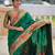 soft litchi art silk paithani jacquard saree (anuradha-paithani-green)