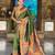 soft litchi art silk paithani jacquard saree (anuradha-paithani-mahendi)