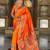 soft litchi art silk paithani jacquard saree (anuradha-paithani-orange)
